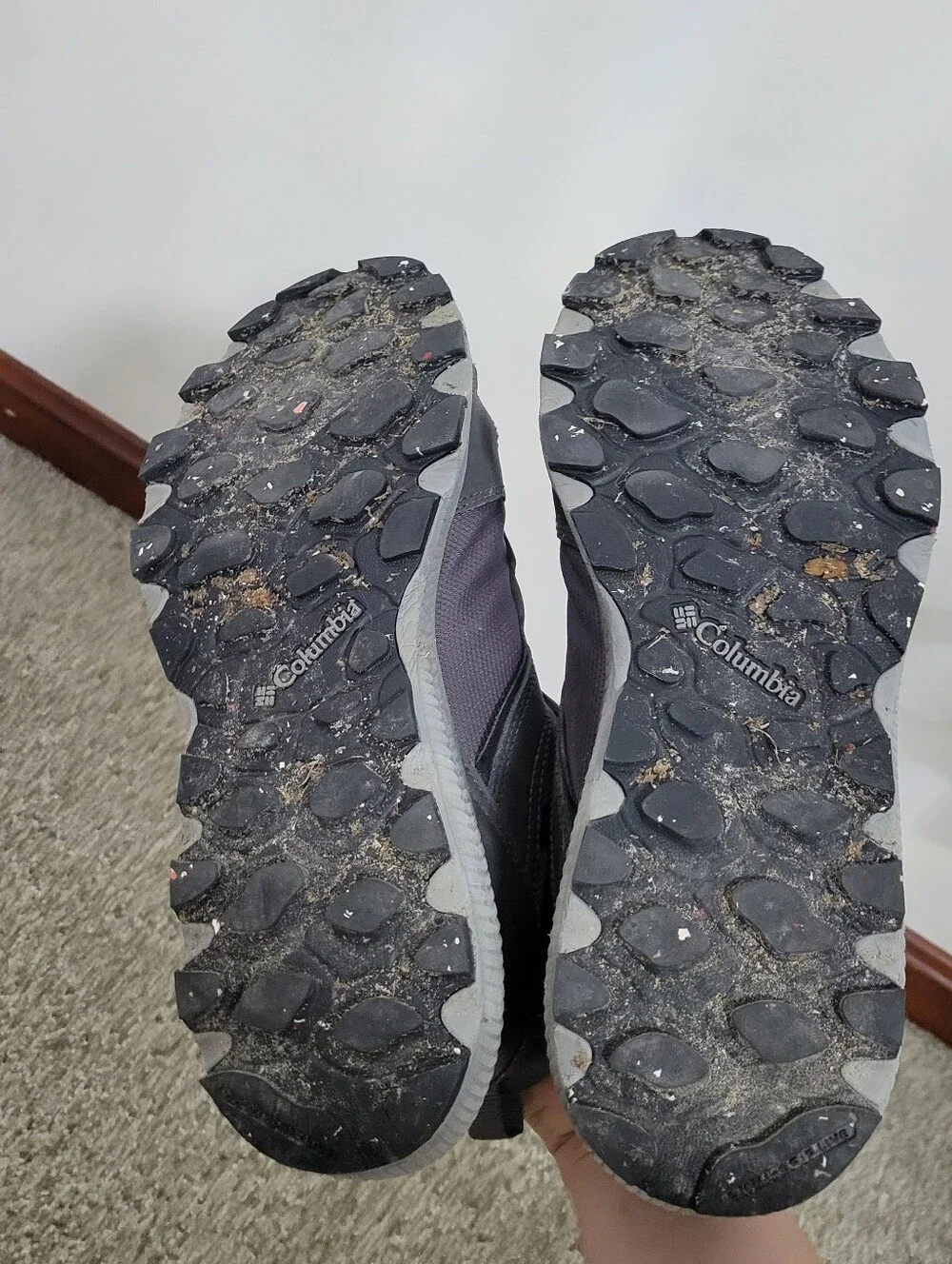 Columbia Men's Re Peak Mid Black / Gray Waterproof Trail Boots, Size 10